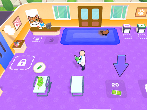Pet Doctor Business Tycoon-Pet care game