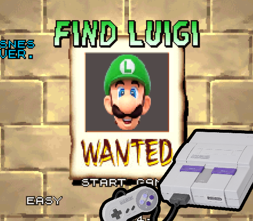 Find Luigi - SNES Version