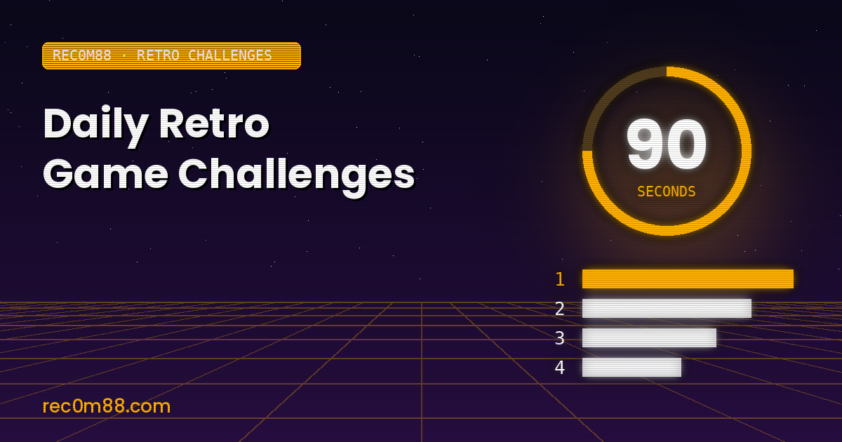 daily retro game challenges